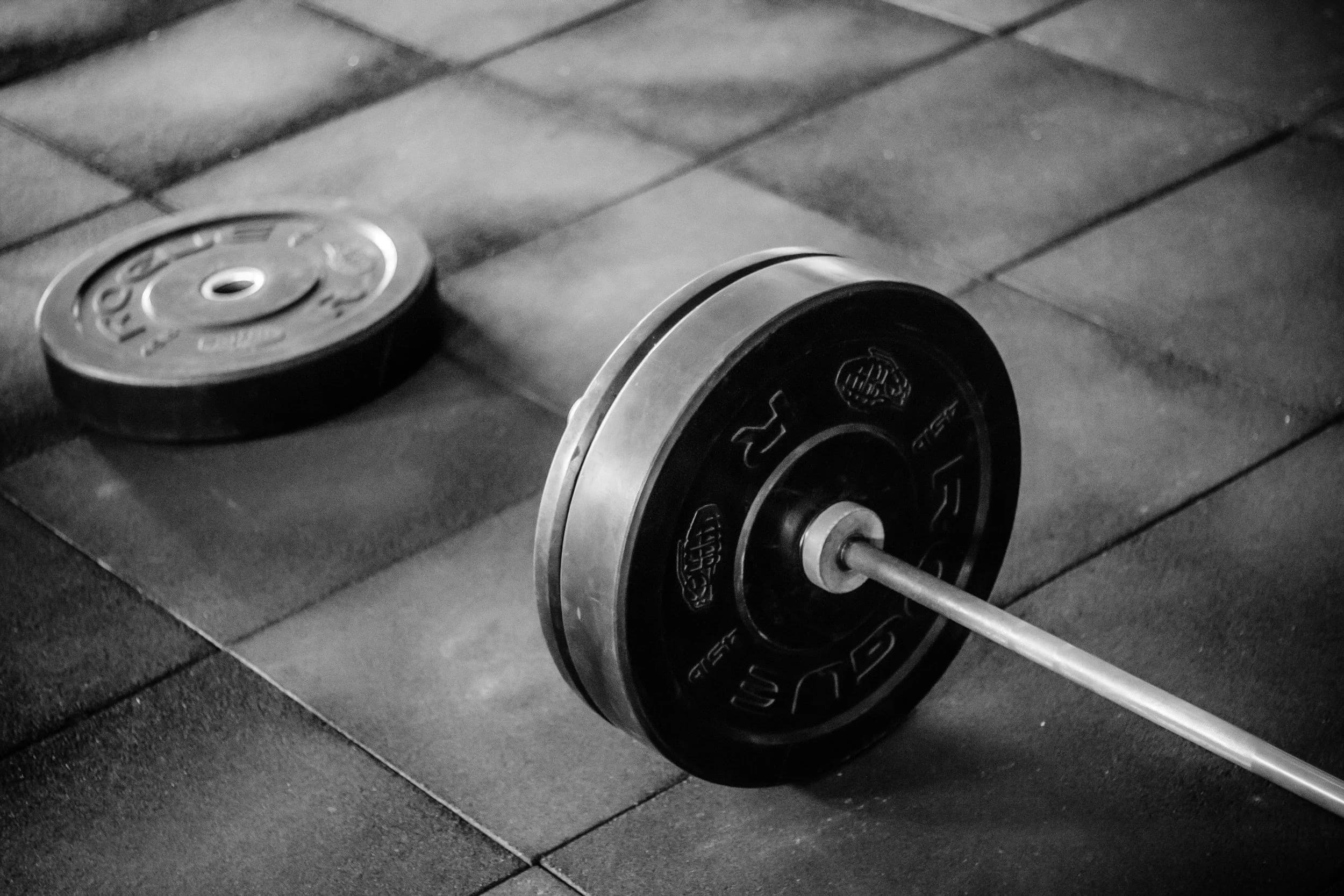 Boxing gym weight plates