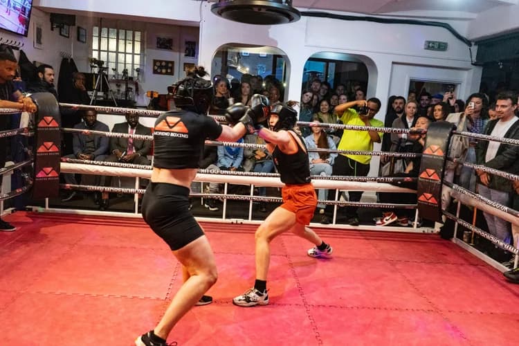 Boxer training for Fight Camp at Moreno Boxing