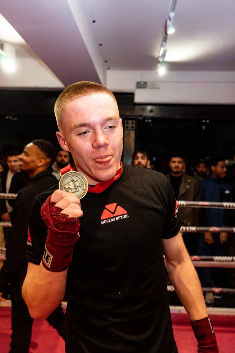 Fight Camp medals and recognition at Moreno Boxing